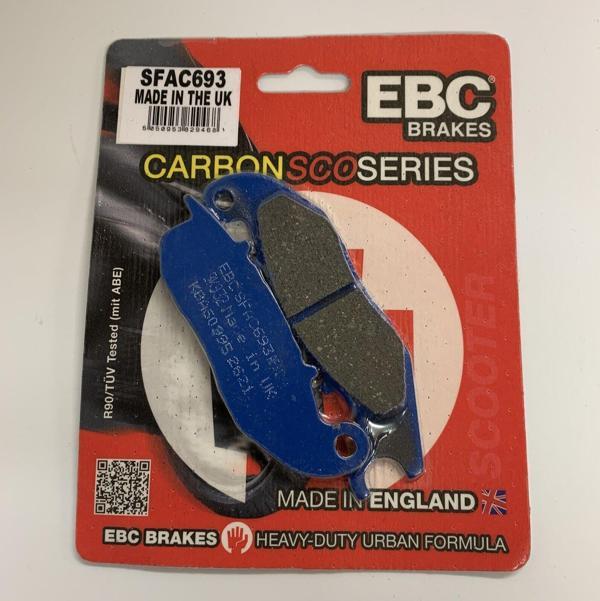 Ebc Sfac693 2015-2021 Piaggio Liberty 150 Uyumlu Ön Fren Balatası Karbon Balata - Image 1