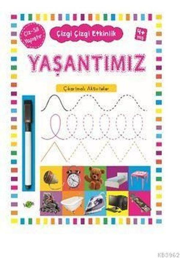 Yaşantımız Çıkartmalı Aktiviteler 4 Yaş Çizgi Çizgi Etkinlik - Kukla - Image 1
