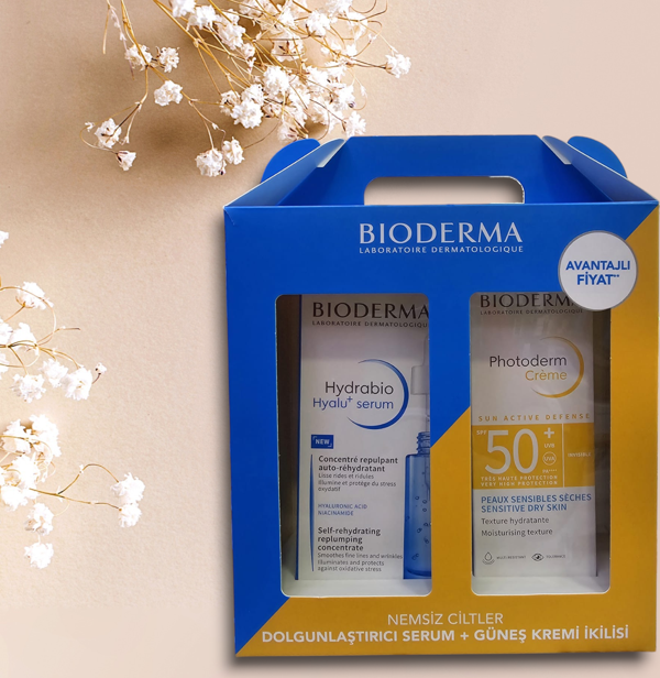 Photoderm Creme SPF50+ ve Hydrabio Hyalu+ Serum Nemsiz Cilt Avantaj İkilisi - Image 1