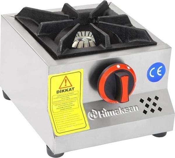 Himaksan Gazlı ve Lpg'li CE Belgeli Tekli Set Üstü Mini Ocak - Image 1