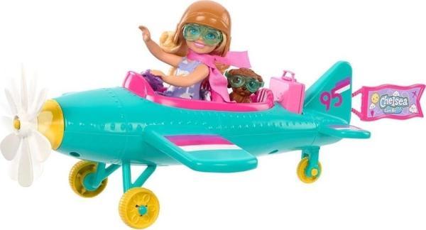 Barbie Chelsea'nin Pervaneli Mini Uçağı HTK38 Lisanslı Ürün - Image 1