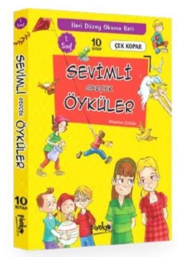 1. Sınıf Sevimli Gerçek Öyküler Seti 10 Kitap Takım - Pinokyo - Image 1
