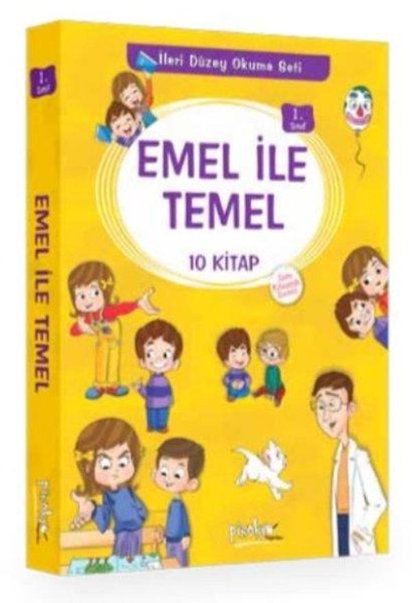 1. Sınıf Emel İle Temel Seti 10 Kitap Takım - Pinokyo - Image 1