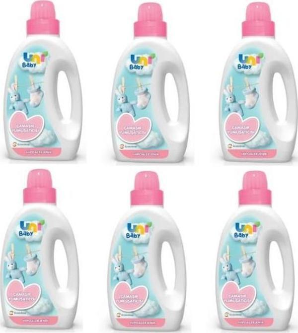 Uni Baby Hipoalerjenik Çamaşır Yumuşatıcı 6 x 1500 ML - Image 1