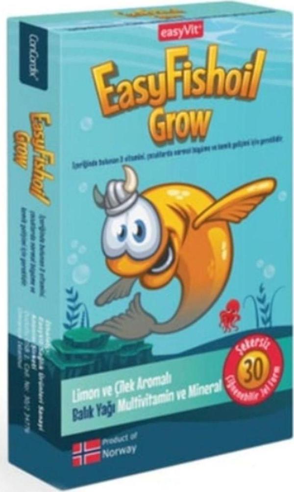 Easyfish Easyfishoil Grow Çocuk 30 Çiğneme Form - Image 1