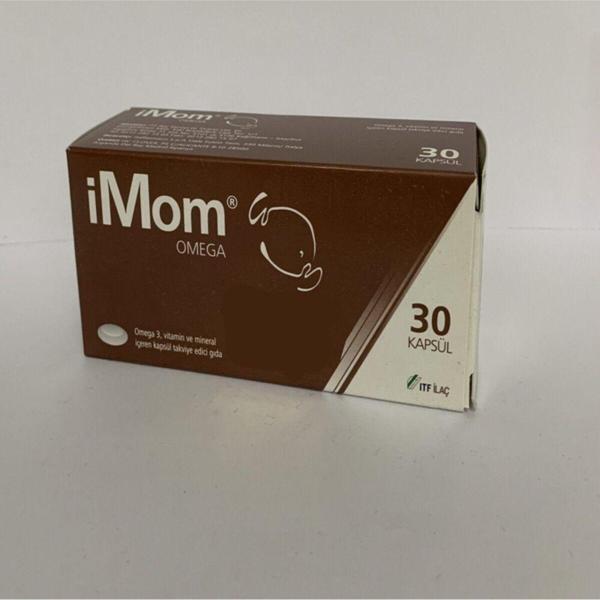 Itf İlaç Imom Omega3, Mineraller Ve Vitaminler Içeren Takviye Edici Gıda 30 Kapsül - Image 1