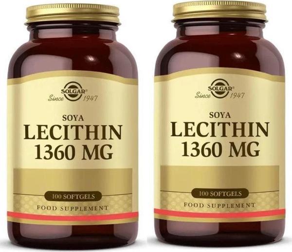 Solgar Lecithin 1360 Mg 100 Kapsül 2 Adet - Image 1