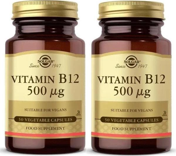 Solgar Vitamin B-12 500 Mg 50 Kapsül 2 Adet - Image 1