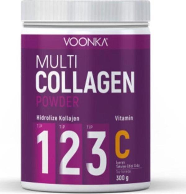Voonka Multi Collagen Powder Ve Vitamin C 300 Gr - Image 1