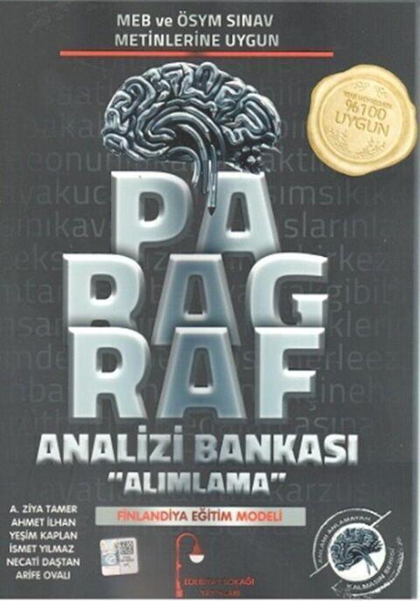 Paragraf Analizi Alımlama Soru Bankası Edebiyat Sokağı - Edebiyat Sokağı Yayınları - Image 1