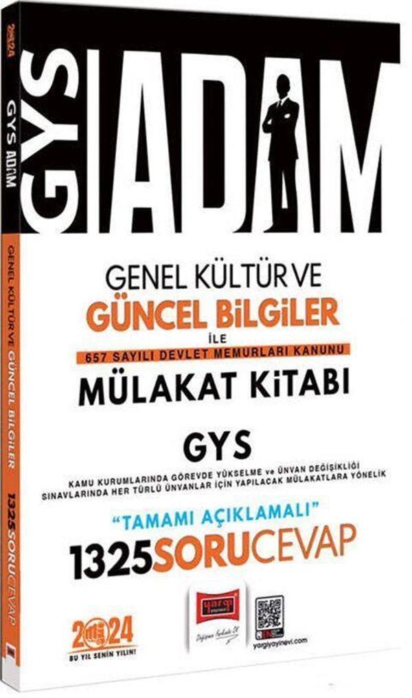 2024 GYS Adam Genel Kültür ve Güncel Bilgiler 657 Sayılı Devlet Mem Kanunu Mülakat Kitabı Yargı - Yargı Yayınları - Image 1