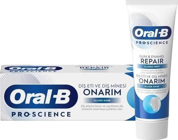 Oral-B Diş Macunu Diş Eti Ve Diş Minesi Onarım Klasik Nane 75 Ml - Image 1