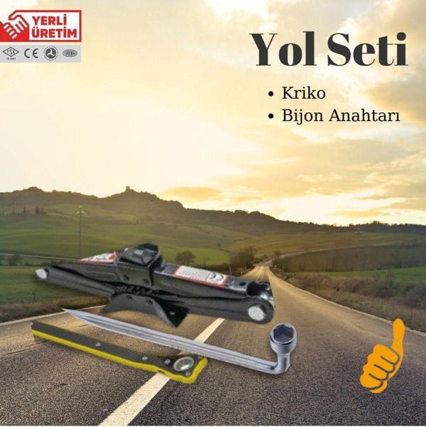 Mini Stepne Yol Seti (Bijon Anahtarı + Kriko) - Image 1