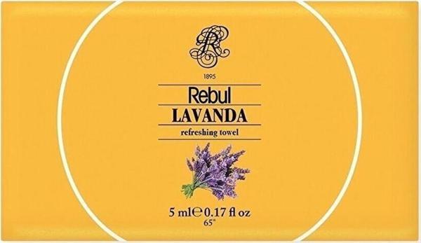 Rebul Dökme Kolonyalı Mendil Lavanda Tekli 100 adet Cafe Otel - Image 1