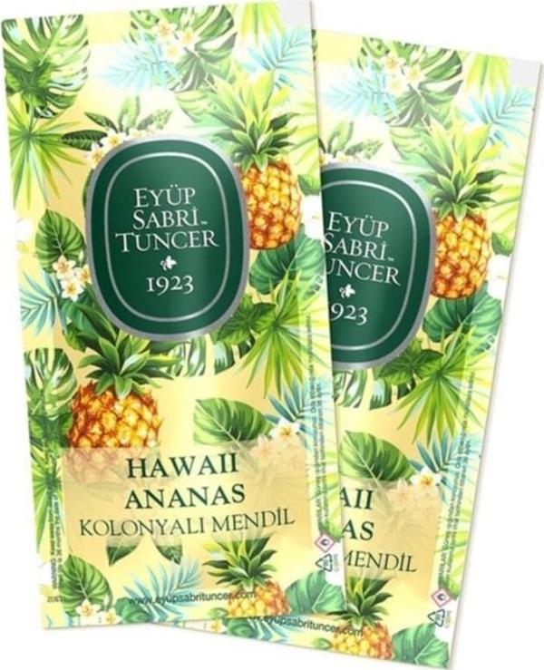 Eyüp Sabri Tuncer Hawaii Ananas Kolonyalı Mendil 150'li - Image 1