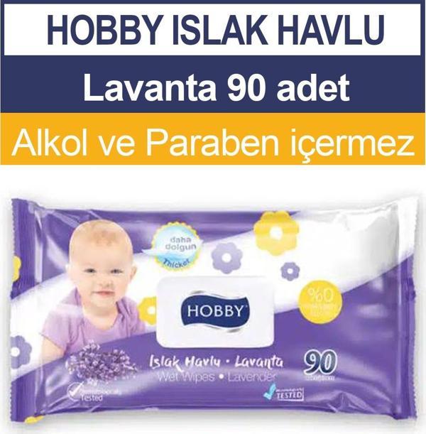 Hobby Islak Havlu Lavanta 90'lı - Image 1