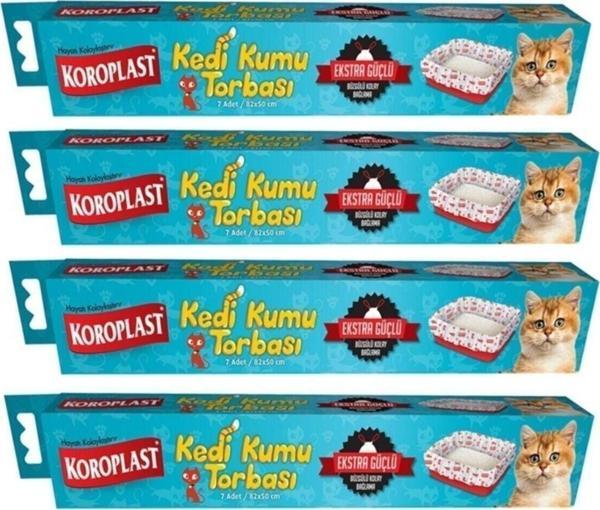 Koroplast Kedi Kumu Torbası 7 Li X 4 Adet - Image 1