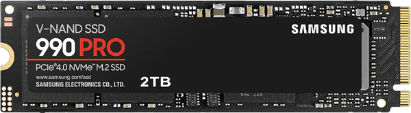 SAMSUNG 990 PRO 2 TB NVME GEN4 SSD 7450/6900 (MZ-V9P2T0BW) - Image 1