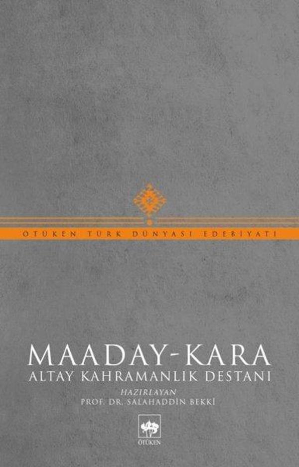 Maaday - Kara: Altay Kahramanlık Destanı - Ötüken Neşriyat - Image 1