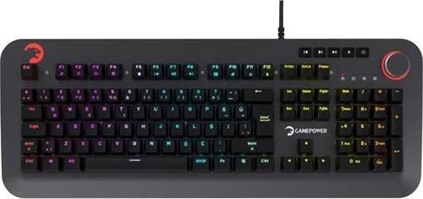 GamePower StarsCream RGB Red Switch Türkçe Gaming Klavye - Image 1