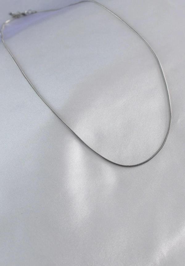 Silver Gümüş Renk Çelik Kadın Kolye - Image 1