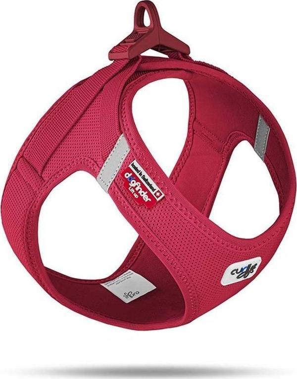 Curli Vest Göğüs Tasması Clasp Air-Mesh Kırmızı 2XS - Image 1