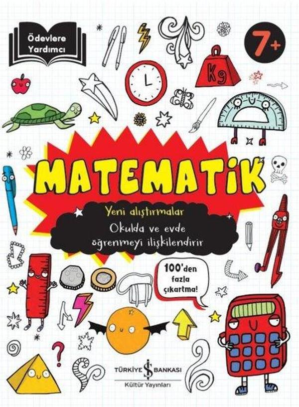 Matematik 7+ Yeni Alıştırmalar - Ödevlere Yardımcı - İş Bankası Kültür Yayınları - Image 1