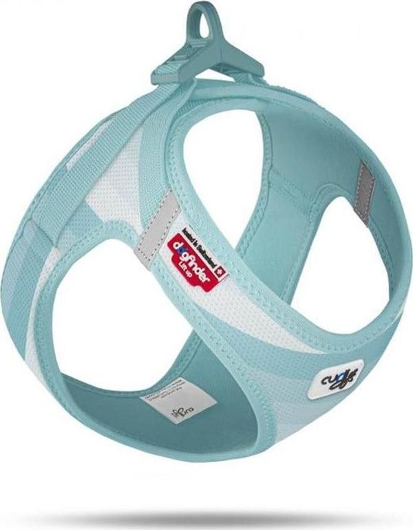 Curli Air-Mesh Küçük Irk Köpek Göğüs Tasması 27-30 cm Special Edition 2022 Aqua 3XS - Image 1