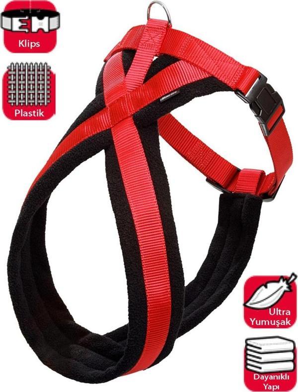 Karlie Göğüs Tasma Ymş. Gçl. 84-120Cm Siyah-Kırm. - Image 1