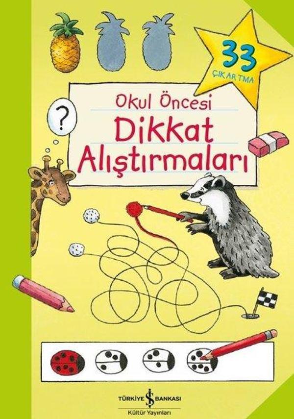 Okul Öncesi Dikkat Alıştırmaları - İş Bankası Kültür Yayınları - Image 1