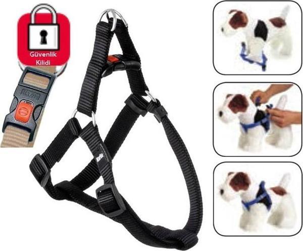 Karlıe Kilitli Göğüs Tasma L 60-90Cm Siyah - Image 1