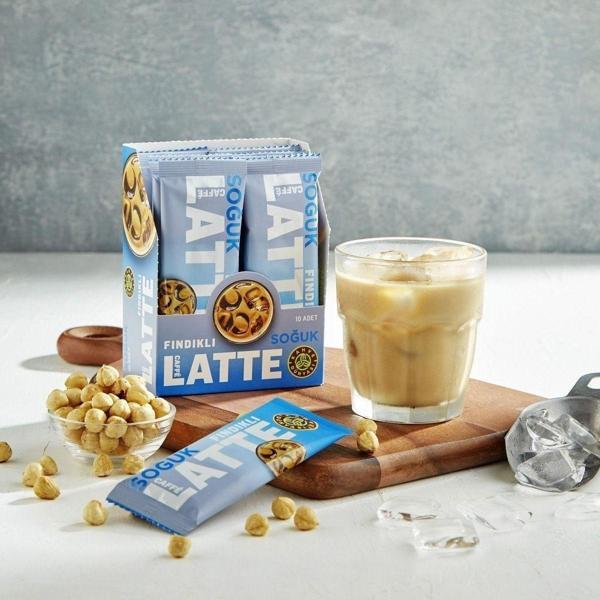 Kahve Dünyası Özel Seri Soğuk Fındık Aromalı Caffe Latte 10'Lu - Image 1