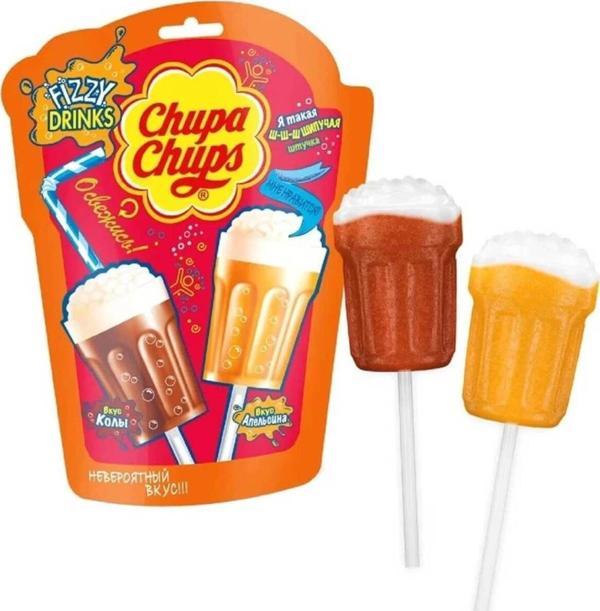 Chupa Chups Fizzy Drinks Portakal&Kola Aromalı 15 Gr 25 Li - Image 1