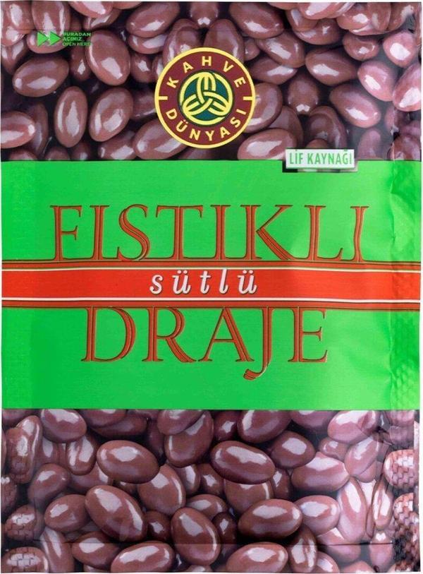 Kahve Dünyası Sütlü Antep Fıstıklı Draje 60 Gr - Image 1