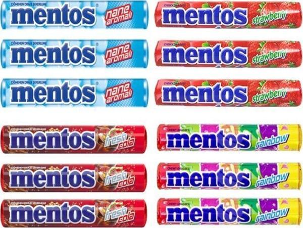 Mentos Stick Şeker Karma Paket 12 Adet - Image 1