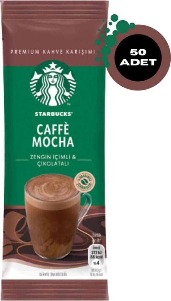 Starbucks Caffe Mocha Premium Kahve Karışımı 22 Gr X 50 Adet - Image 1