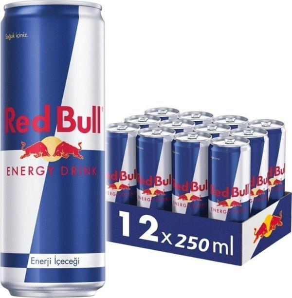 Red Bull Enerji Içeceği 250 Ml Original X 12 Adet - Image 1