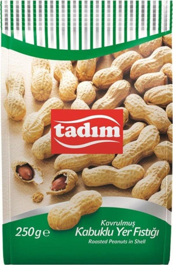 Tadım Kavrulmuş Kabuklu Yer Fıstığı 250 Gr X 1 Adet - Image 1