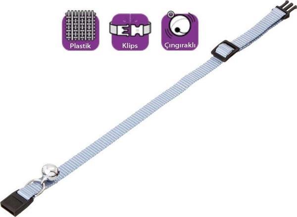 Karlie Boyun Tasma Çıngıraklı 30 Cm Mavi - Image 1