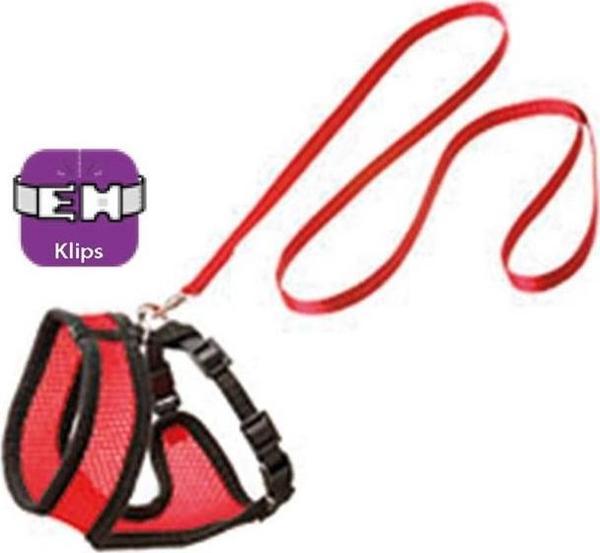 Karlie Kedi Tasma+Uzatma 38Cm Kırmızı-Siyah - Image 1