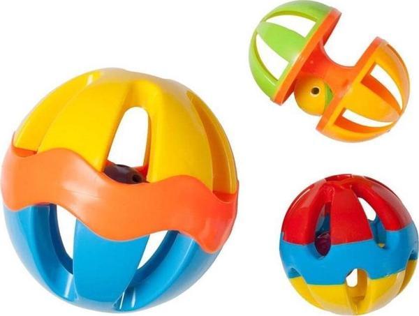 Karlıe Kemirgen Oyuncağı Çıngıraklı Top 7,5Cm - Image 1
