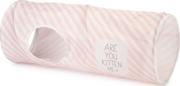 Beeztees Kedi Tüneli Pembe 60*24*24cm - Image 1