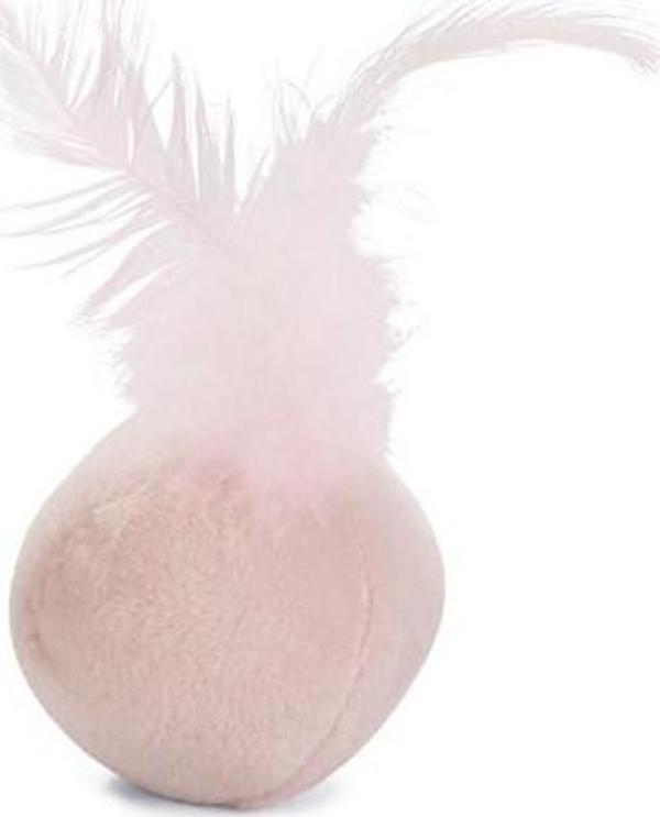 Beeztees Peluş Tüylü Yavru Kedi Oyuncağı 5cm Pembe - Image 1