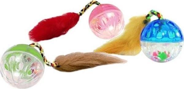 Beeztees Tüylü Çıngıraklı Kedi Oyuncağı 4,5 Cm - Image 1