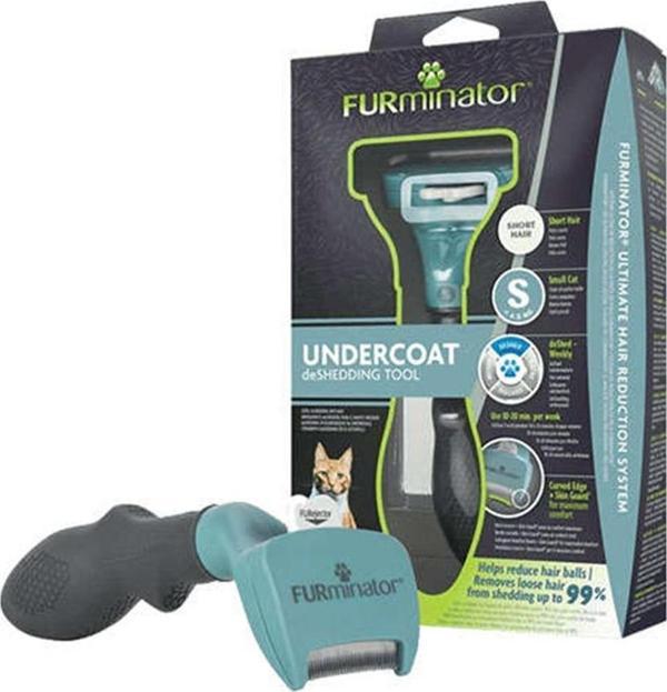 Furminator Short Hair Kısa Tüylü Kedi Tarağı Small - Image 1