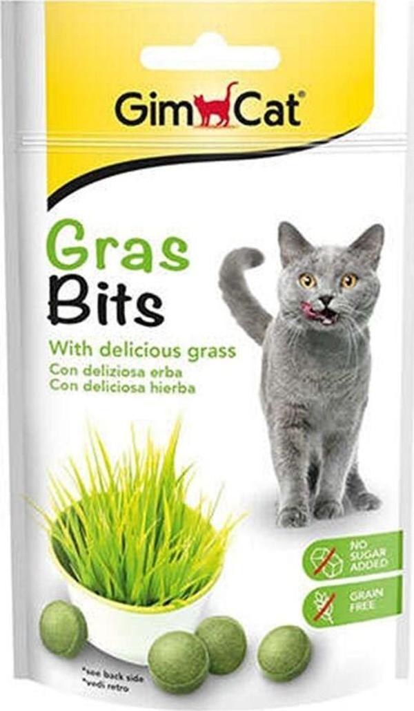 Gimcat Gras Bits Çimen Aromalı Sindirim Tableti 50 Gr - Image 1