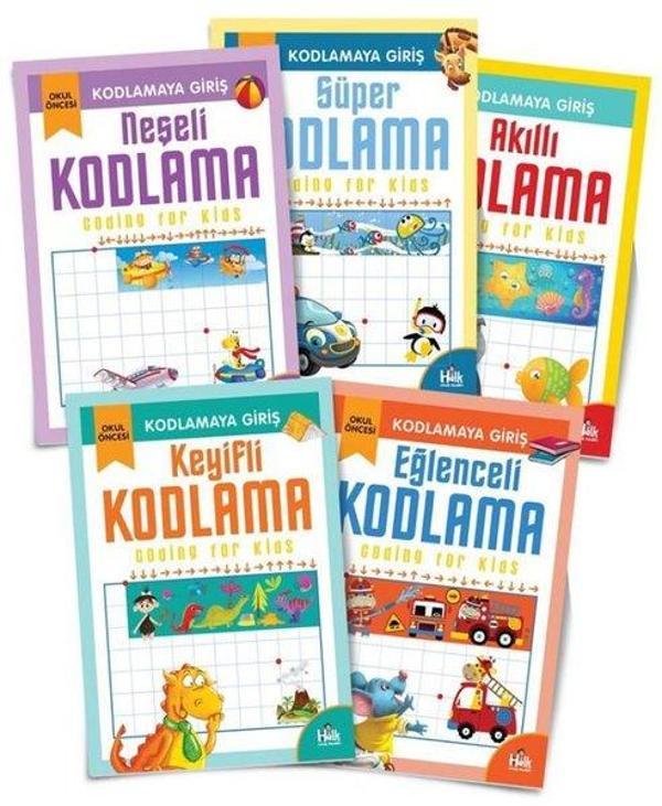 Kodlamaya Giriş Seti - 5 Kitap Takım - Halk Kitabevi Yayınevi - Image 1