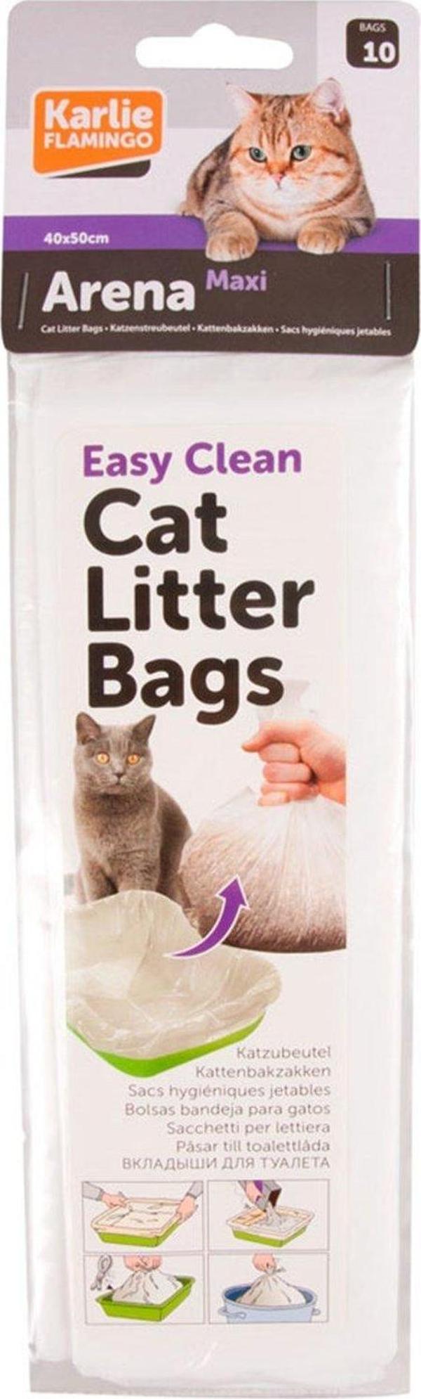 Karlie Flamingo Kedi Tuvaleti Poşeti Maxi 10Lu - Image 1