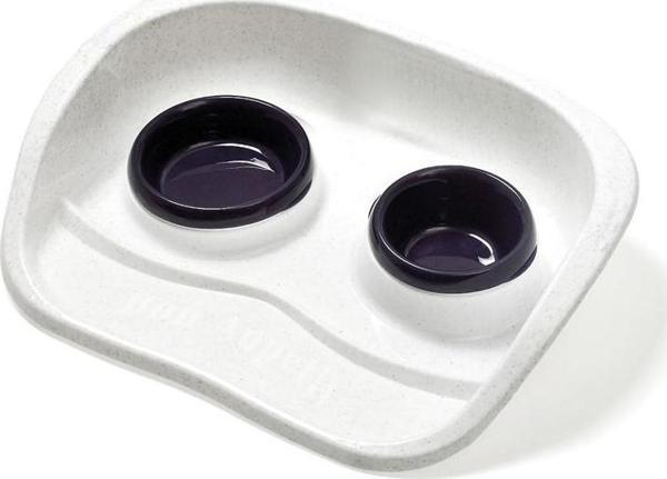 Karlie Plastik İkili Siperlikli Mama Kabı 2x250ml  - Image 1