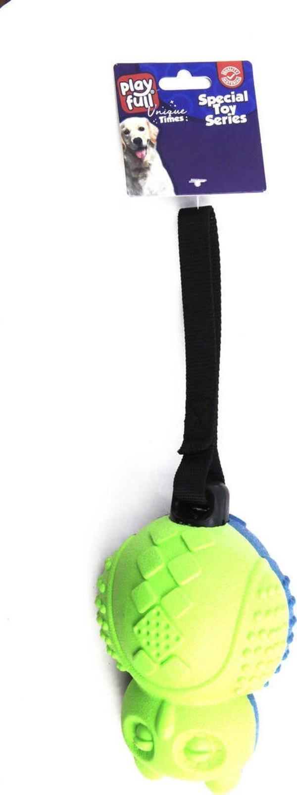 Playfull İpli Baykuş Plastik Köpek Oyuncağı 30x10 Cm - Image 1